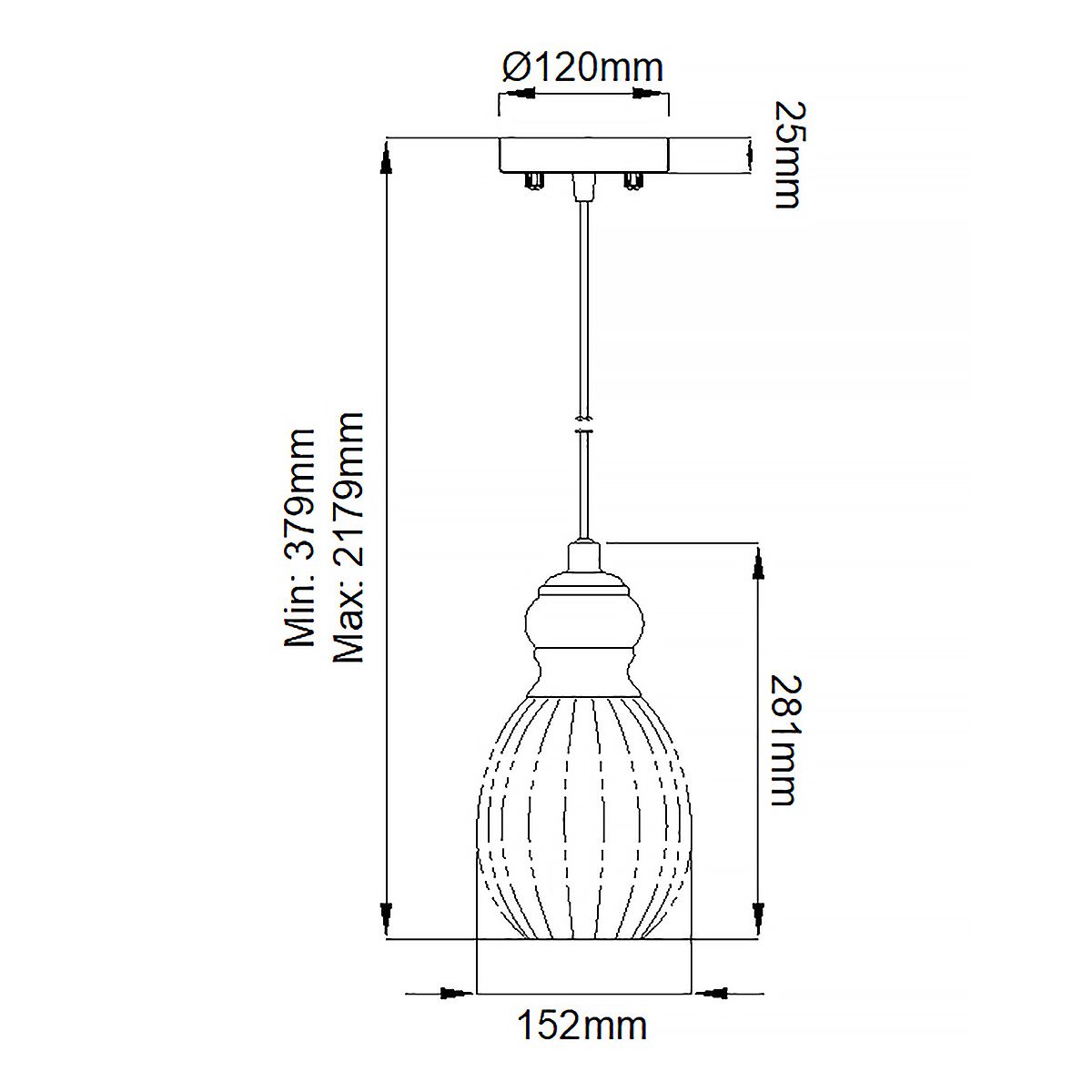 Kichler Pendant from the Riviera range. Riviera 1 Light Pendant - C – SKU KL-RIVIERA-P-C