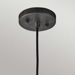 Kichler Pendant from the Rocklyn range. Rocklyn 1 Light Mini Pendant Raw Steel Product Code = KL-ROCKLYN-MP-RS