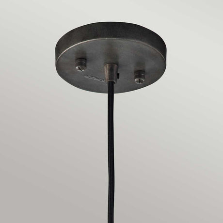 Kichler Pendant from the Rocklyn range. Rocklyn 1 Light Mini Pendant Raw Steel Product Code = KL-ROCKLYN-MP-RS