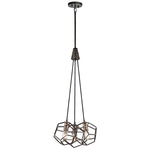 Kichler Chandelier from the Rocklyn range. Rocklyn 3 Light Chandelier Product Code = KL-ROCKLYN3-RS