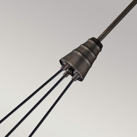 Kichler Chandelier from the Rocklyn range. Rocklyn 3 Light Chandelier Product Code = KL-ROCKLYN3-RS