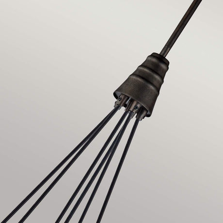 Kichler Chandelier from the Rocklyn range. Rocklyn 6 Light Chandelier Product Code = KL-ROCKLYN6-RS