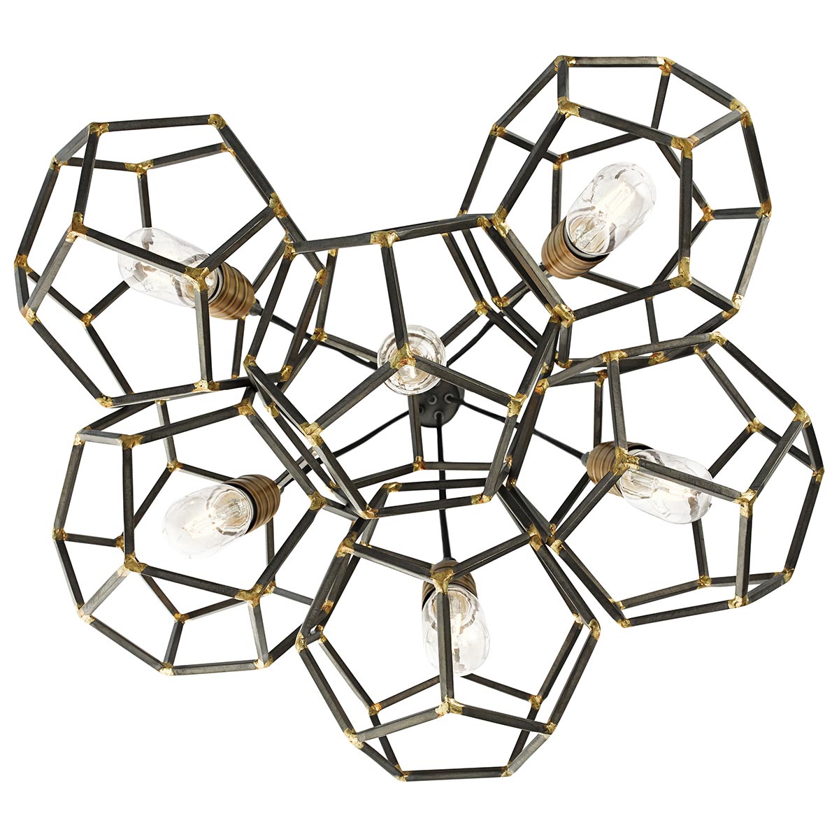 Kichler Chandelier from the Rocklyn range. Rocklyn 6 Light Chandelier Product Code = KL-ROCKLYN6-RS