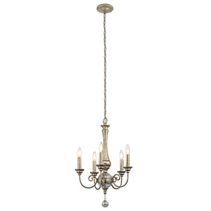 Kichler Chandelier from the Rosalie range. Rosalie 5 Light Mini Chandelier Product Code = KL-ROSALIE-5A