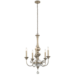 Kichler Chandelier from the Rosalie range. Rosalie 5 Light Chandelier  Product Code = KL-ROSALIE-5B