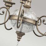 Kichler Chandelier from the Rosalie range. Rosalie 5 Light Chandelier  Product Code = KL-ROSALIE-5B