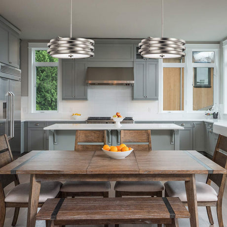 Kichler Pendant from the Roswell range. Roswell 3 Light Pendant Product Code = KL-ROSWELL-P-B