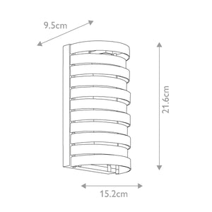 Kichler Wall Light from the Roswell range. Roswell 1 Light Wall Light Product Code = KL-ROSWELL1
