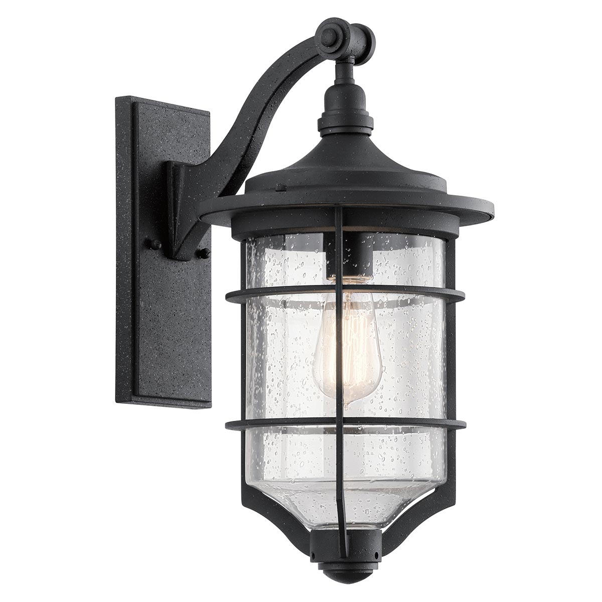 Kichler Outdoor Wall Light from the Royal Marine range. Royal Marine 1 Light Medium Wall Lantern Product Code = KL-ROYAL-MARINE2-M