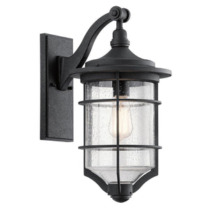 Kichler Outdoor Wall Light from the Royal Marine range. Royal Marine 1 Light Medium Wall Lantern Product Code = KL-ROYAL-MARINE2-M