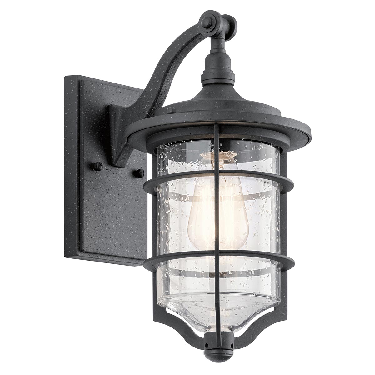 Kichler Outdoor Wall Light from the Royal Marine range. Royal Marine 1 Light Small Wall Lantern Product Code = KL-ROYAL-MARINE2-S