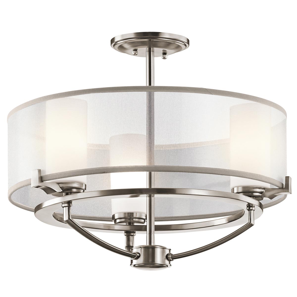 Kichler Chandelier from the Saldana range. Saldana 3 Light Chandelier Product Code = KL-SALDANA3