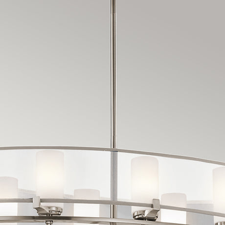Kichler Chandelier from the Saldana range. Saldana 8 Light Oval Chandelier Product Code = KL-SALDANA8