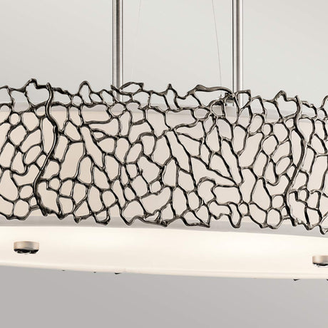 Kichler Silver Coral 4 Light Oval Island Light KL-SILVER-CORAL-ISLE