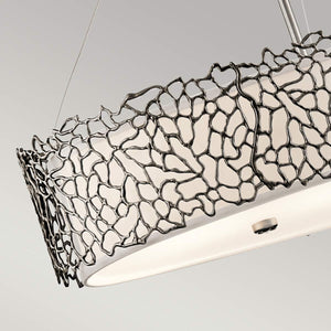 Kichler Silver Coral 4 Light Oval Island Light KL-SILVER-CORAL-ISLE