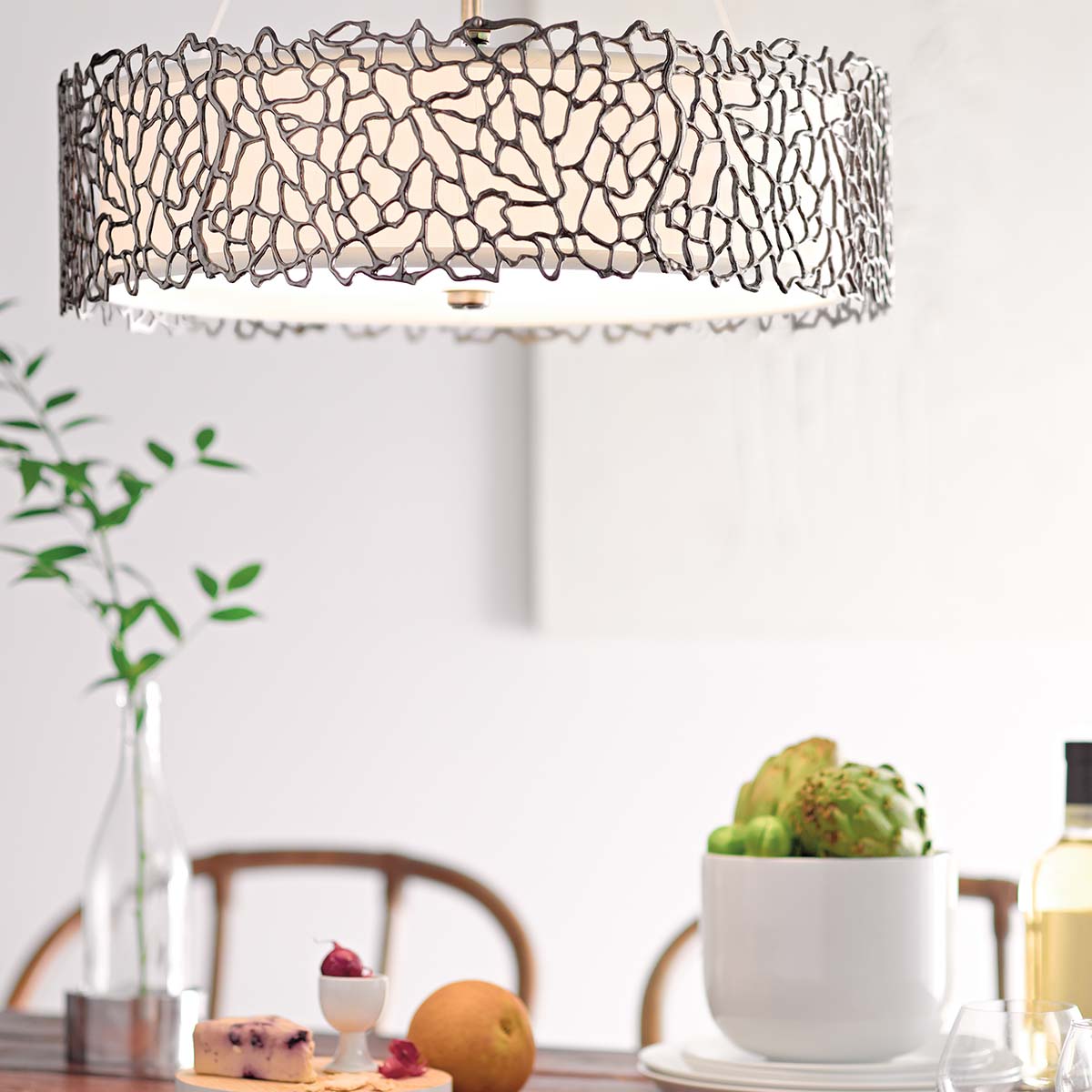 Kichler Silver Coral 3 Light Duo-Mount Pendant KL-SILVER-CORAL-P-A