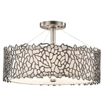 Kichler Silver Coral 3 Light Duo-Mount Pendant – SKU KL-SILVER-CORAL-P-A