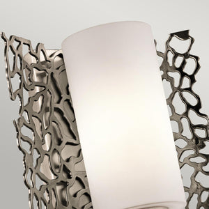 Kichler Silver Coral 1 Light Wall Light KL-SILVER-CORAL1