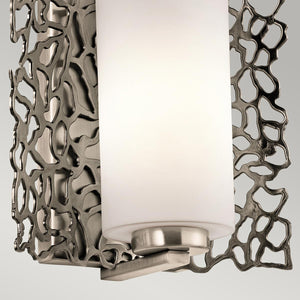 Kichler Silver Coral 1 Light Wall Light KL-SILVER-CORAL1
