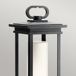Kichler Bluetooth Lantern from the South Hope range. South Hope Portable Bluetooth Speaker Lantern - UK Plug Product Code = KL-SOUTH-HOPE-BT-A-OZ