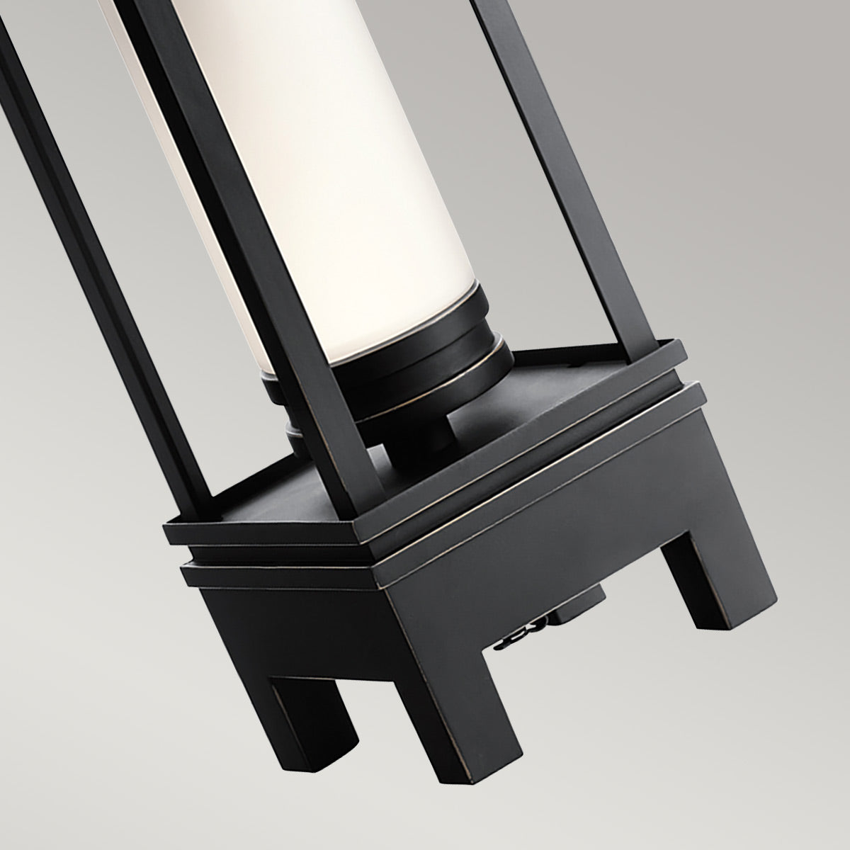 Kichler Bluetooth Lantern from the South Hope range. South Hope Portable Bluetooth Speaker Lantern - UK Plug Product Code = KL-SOUTH-HOPE-BT-A-OZ