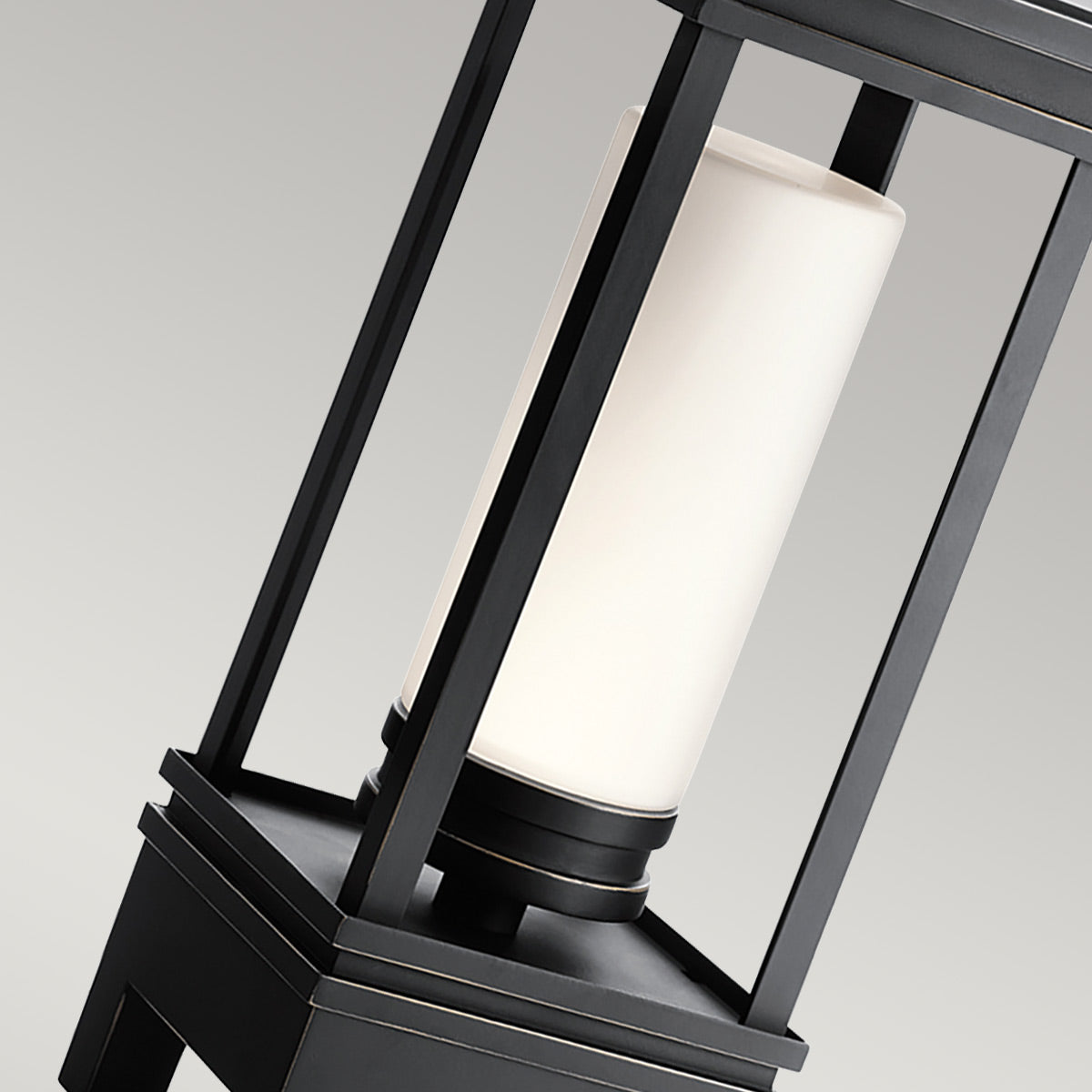 Kichler Bluetooth Lantern from the South Hope range. South Hope Portable Bluetooth Speaker Lantern - UK Plug Product Code = KL-SOUTH-HOPE-BT-A-OZ