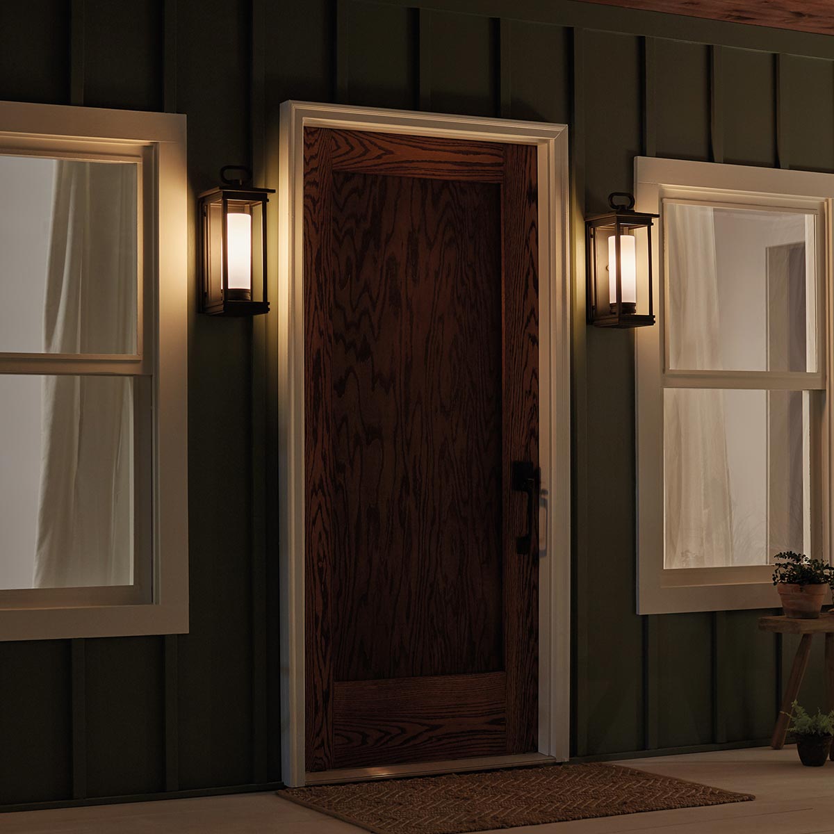 Kichler Outdoor Wall Light from the South Hope range. South Hope 1 Light Medium Wall Lantern  Product Code = KL-SOUTH-HOPE-M