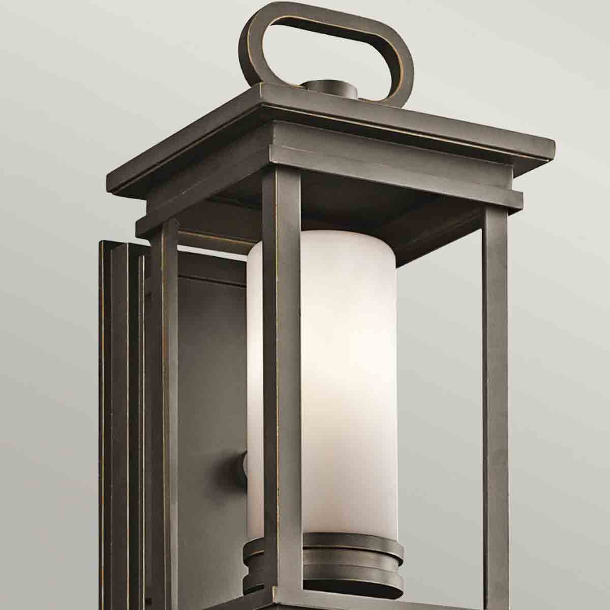 Kichler Outdoor Wall Light from the South Hope range. South Hope 1 Light Small Wall Lantern Product Code = KL-SOUTH-HOPE-S