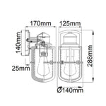 Kichler Outdoor Wall Light from the Suri range. Suri 1 Light Wall Lantern – SKU KL-SURI-S