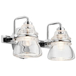 Kichler Wall Light from the Talland range. Talland 2 Light Wall Light – SKU KL-TALLAND2-PC-BATH