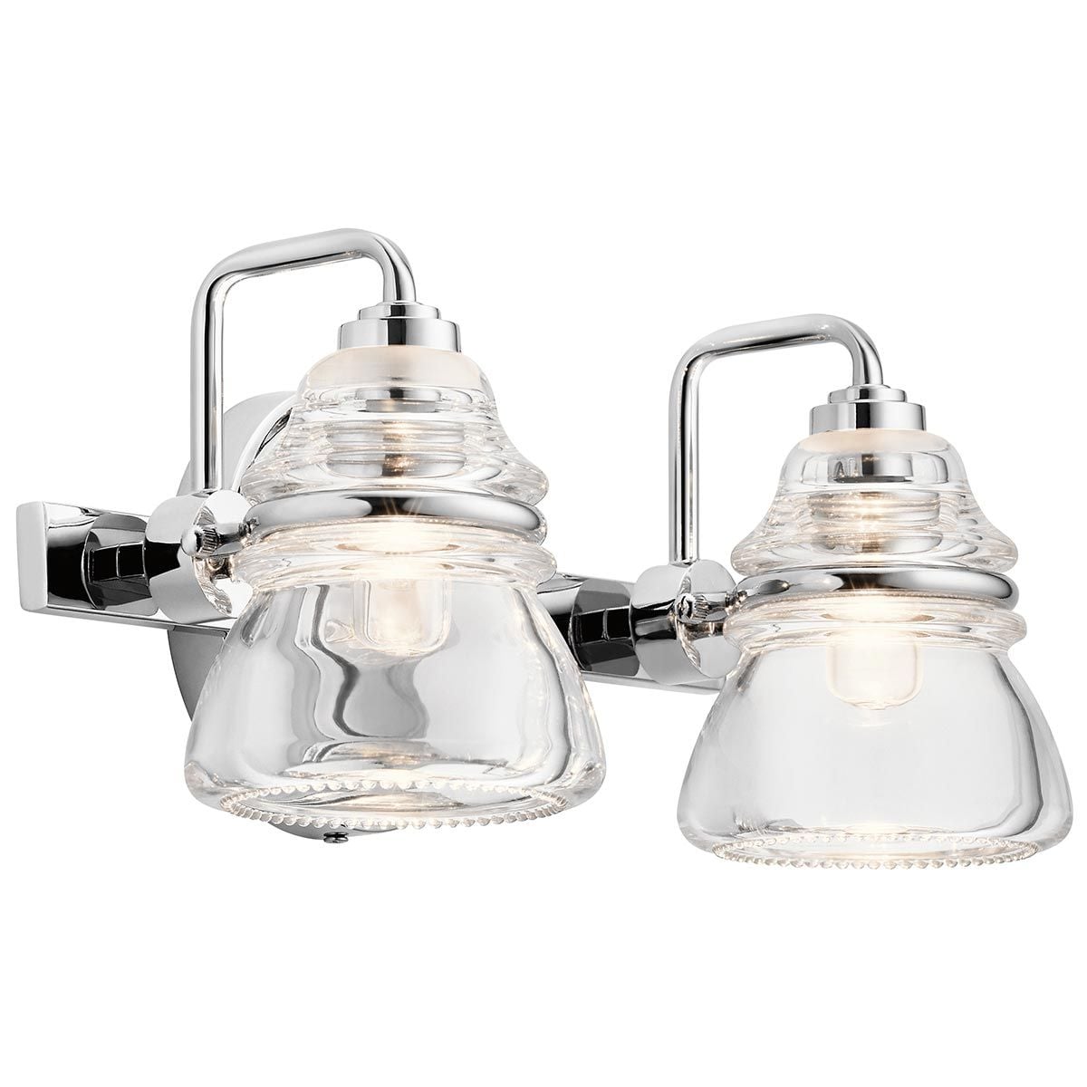 Kichler Wall Light from the Talland range. Talland 2 Light Wall Light – SKU KL-TALLAND2-PC-BATH