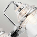 Kichler Wall Light from the Talland range. Talland 2 Light Wall Light Product Code = KL-TALLAND2-PC-BATH