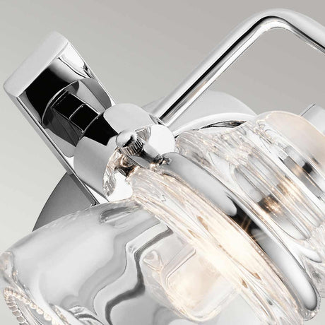 Kichler Wall Light from the Talland range. Talland 2 Light Wall Light Product Code = KL-TALLAND2-PC-BATH