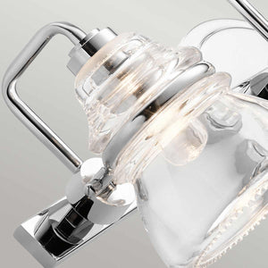 Kichler Wall Light from the Talland range. Talland 3 Light Wall Light Product Code = KL-TALLAND3-PC-BATH