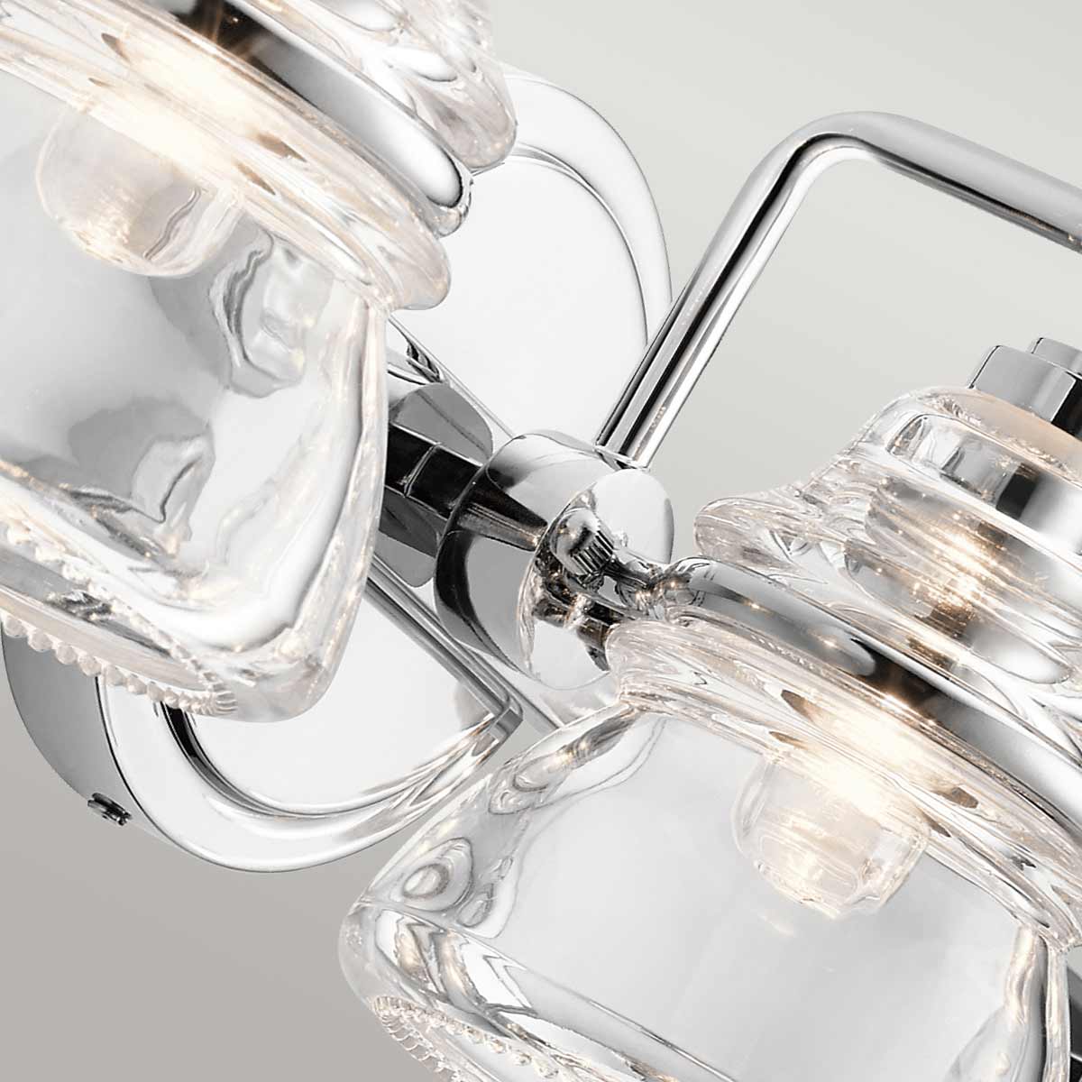 Kichler Wall Light from the Talland range. Talland 3 Light Wall Light Product Code = KL-TALLAND3-PC-BATH