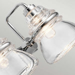 Kichler Wall Light from the Talland range. Talland 3 Light Wall Light – SKU KL-TALLAND3-PC-BATH