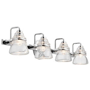 Kichler Wall Light from the Talland range. Talland 4 Light Wall Light Product Code = KL-TALLAND4-PC-BATH