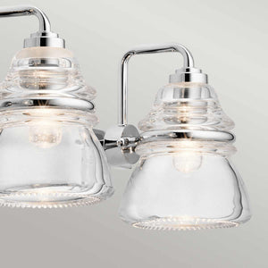 Kichler Wall Light from the Talland range. Talland 4 Light Wall Light Product Code = KL-TALLAND4-PC-BATH