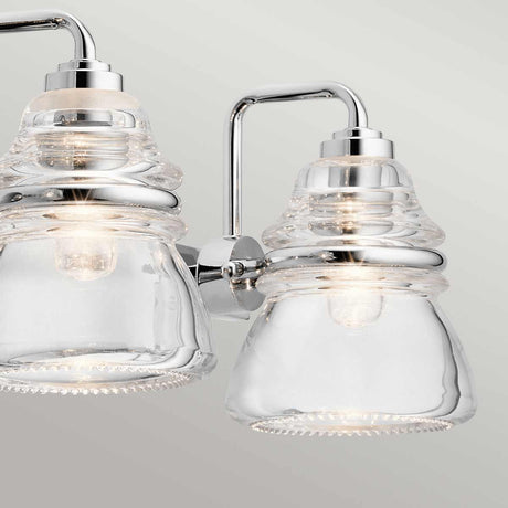Kichler Wall Light from the Talland range. Talland 4 Light Wall Light Product Code = KL-TALLAND4-PC-BATH