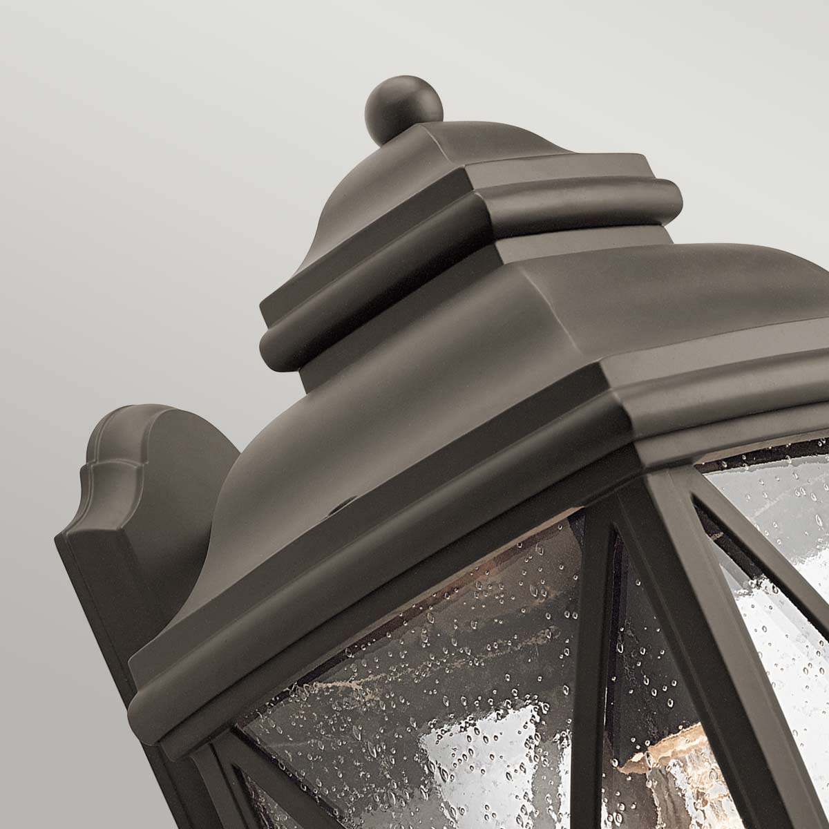 Kichler Outdoor Wall Light from the Tangier range. Tangier 1 Light Large Wall Lantern Product Code = KL-TANGIER2-L