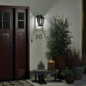 Kichler Outdoor Wall Light from the Tangier range. Tangier 1 Light Medium Wall Lantern Product Code = KL-TANGIER2-M