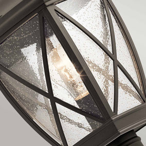 Kichler Pedestal Lantern from the Tangier range. Tangier 1 Light Medium 7.5" Pedestal Product Code = KL-TANGIER3-M