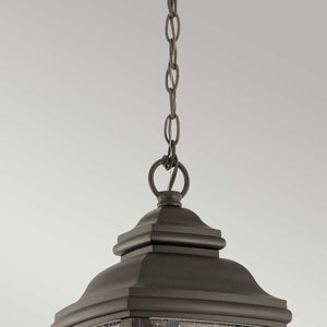 Kichler Outdoor Hanging from the Tangier range. Tangier 1 Light Medium 7.5" Chain Lantern Product Code = KL-TANGIER8-M
