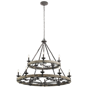 Kichler Chandelier from the Taulbee range. Taulbee 15 Light Chandelier Product Code = KL-TAULBEE15