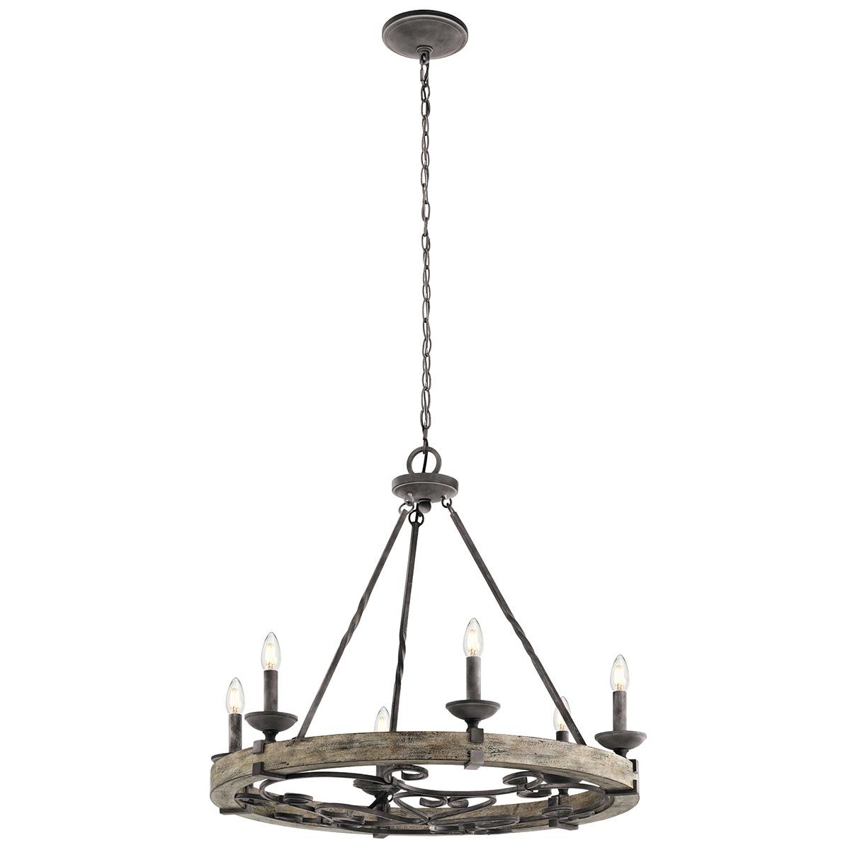 Kichler Chandelier from the Taulbee range. Taulbee 6 Light Chandelier – SKU KL-TAULBEE6