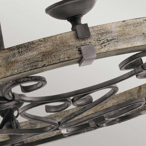 Kichler Chandelier from the Taulbee range. Taulbee 6 Light Chandelier  Product Code = KL-TAULBEE6