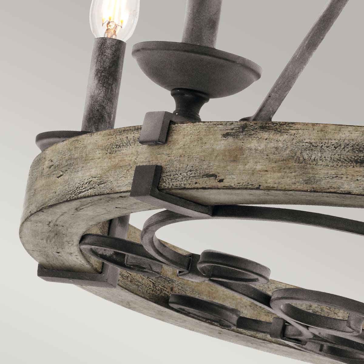 Kichler Chandelier from the Taulbee range. Taulbee 6 Light Chandelier  Product Code = KL-TAULBEE6