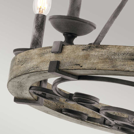 Kichler Chandelier from the Taulbee range. Taulbee 6 Light Chandelier  Product Code = KL-TAULBEE6