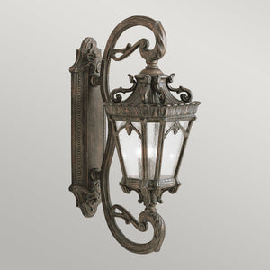 Kichler Outdoor Wall Light from the Tournai range. Tournai 4 Light Grand Wall Lantern Product Code = KL-TOURNAI1G-L