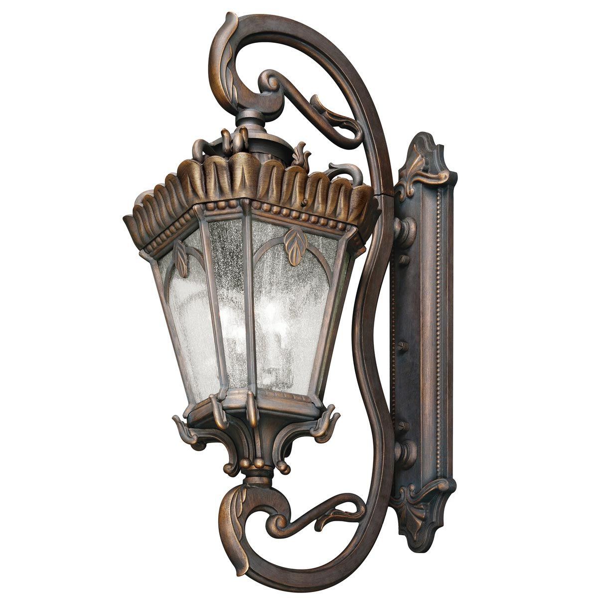 Kichler Outdoor Wall Light from the Tournai range. Tournai 4 Light Grand Extra Large Wall Lantern – SKU KL-TOURNAI1G-XL